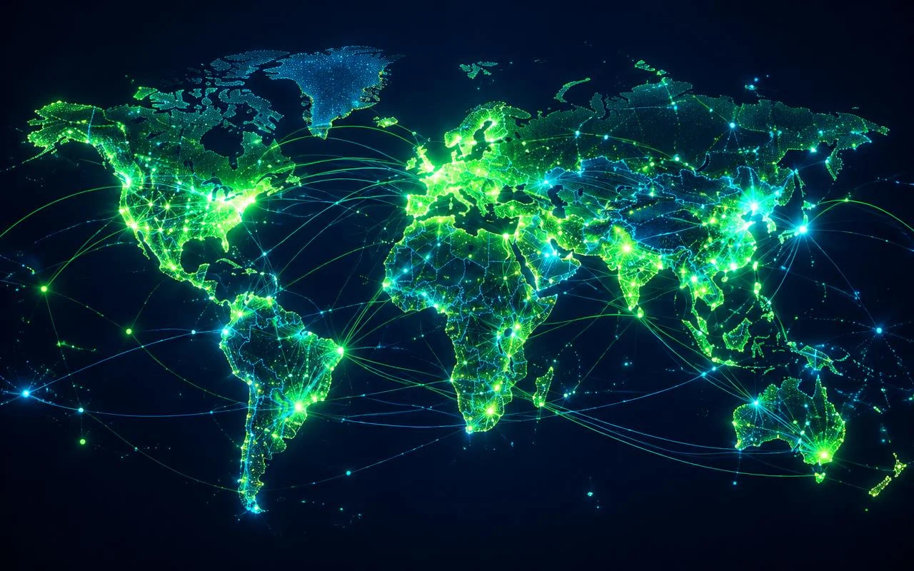 Global network of world exchanges