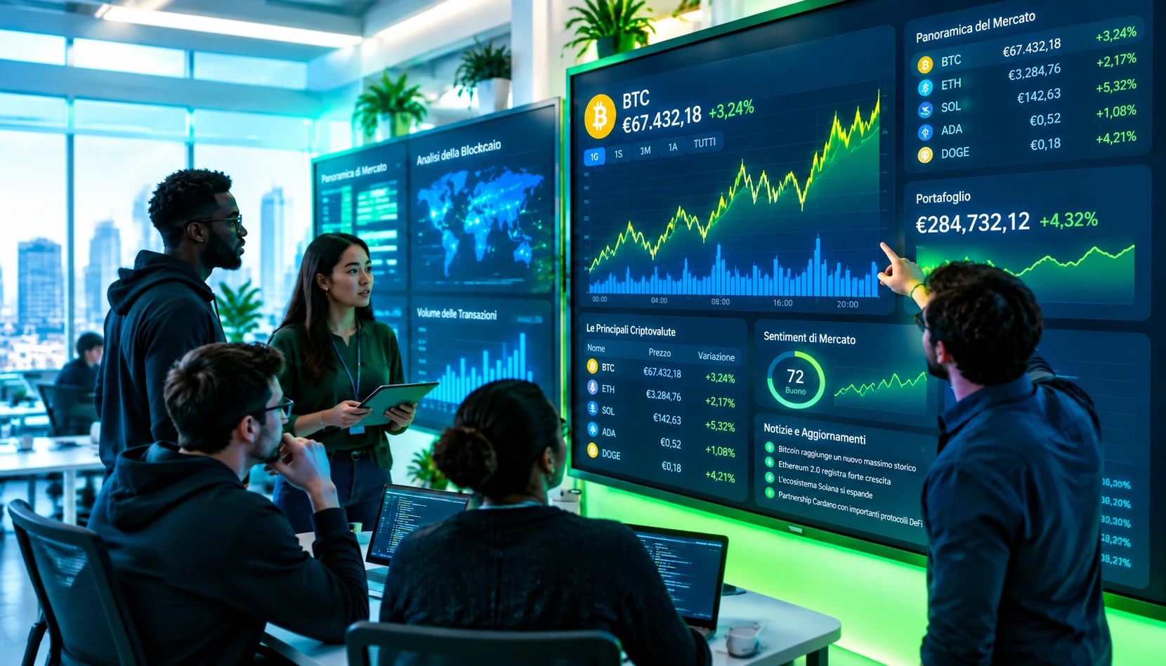 Plaruno engineers and analysts at work